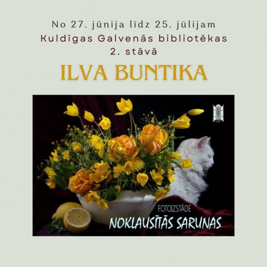 Ilvas Buntikas fotoizstāde "Noklausītās sarunas"