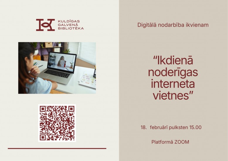 Digitālā nodarbība "Ikdienā noderīgas interneta vietnes"