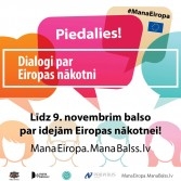«Dialogi par Eiropas nākotni» atspēko mītu — Latvijas iedzīvotājiem ir, ko teikt par Eiropas nākotni
