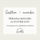 Bibliotēkas darba laika izmaiņas