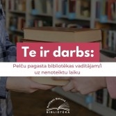 Vakance: Pelču pagasta bibliotēkas vadītājs/a