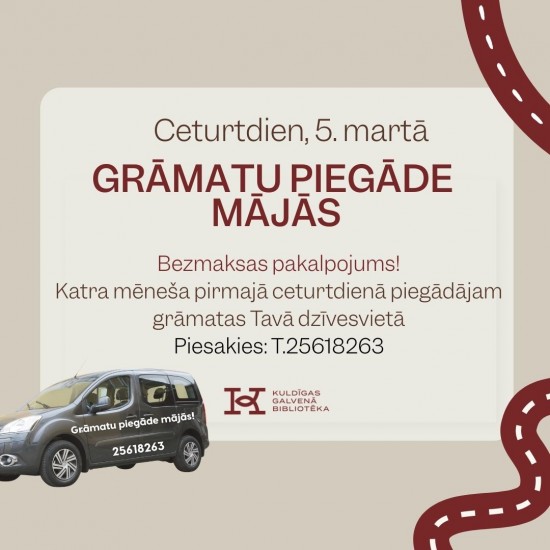 Grāmatu piegāde mājās