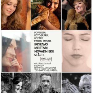 Read more about the article Kuldīgas fotokluba “Divas upes” portretu fotogrāfiju izstāde “Ikdienas meistari – novadnieku stāsti”