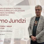 Tikšanās ar grāmatu autoru Arno Jundzi