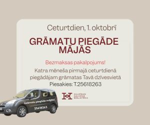 Read more about the article Grāmatu piegāde mājās