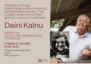 Tikšanās ar novadnieku Daini Kalnu